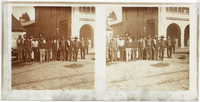 Grupo de obreros, Santiago